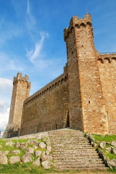 Montalcino Pevnost Regionu Val Orcia Toskánsko Itálie Pevnost Byla Postavena — Stock fotografie