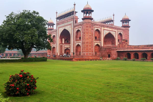 Darwaza Rauza Stora Porten Chowk Jilo Khana Innergård Taj Mahal — Stockfoto