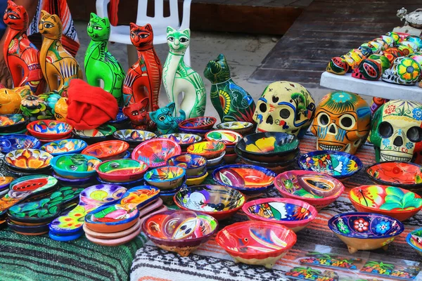 Utcai Piac Standja Mahahual Faluban Costa Mayában Mexikóban Mahahual Most — Stock Fotó