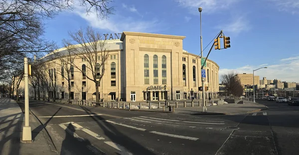 Paorâmica do Estádio Yankee no Bronx — Fotografia de Stock