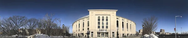 Панорама стадиона Янки в Бронксе — стоковое фото