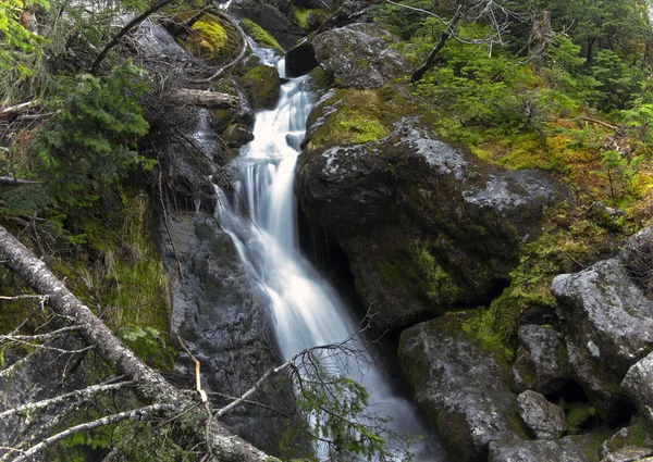 Waterfall  Mount Washinton area via Ammonoosuc ravine trail — Stock Photo, Image