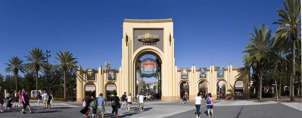 Kapu bejáratánál, a Universal Studios Orlando Florida — Stock Fotó