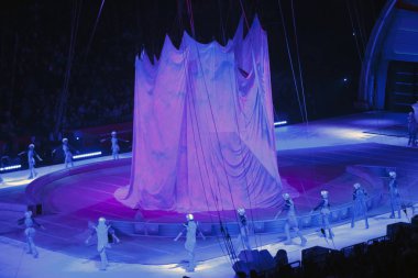 Patenciler Barclays Merkezi'nde Ringling Bros sirk sırasında ben gerçekleştirmek