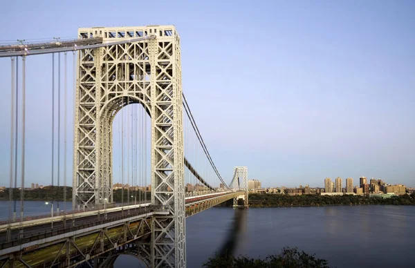 GWB facing Manhattan as viewed from NJ — Stock Photo, Image