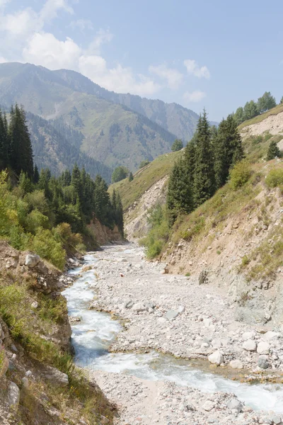 Güzel dağ nehri Kumbelsy — Stok fotoğraf