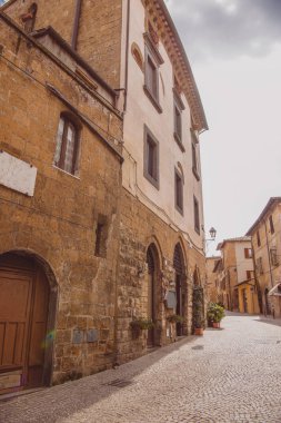 boş ev ve Binalar Orvieto, Roma banliyösünde, İtalya 