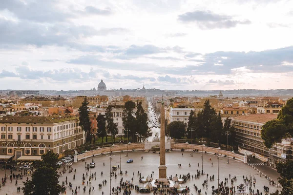 Piazza del popolo Fotos De Stock