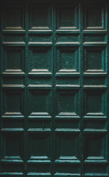 Зелений двері — стокове фото