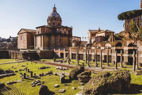 Ruines du Forum romain — Photo de stock