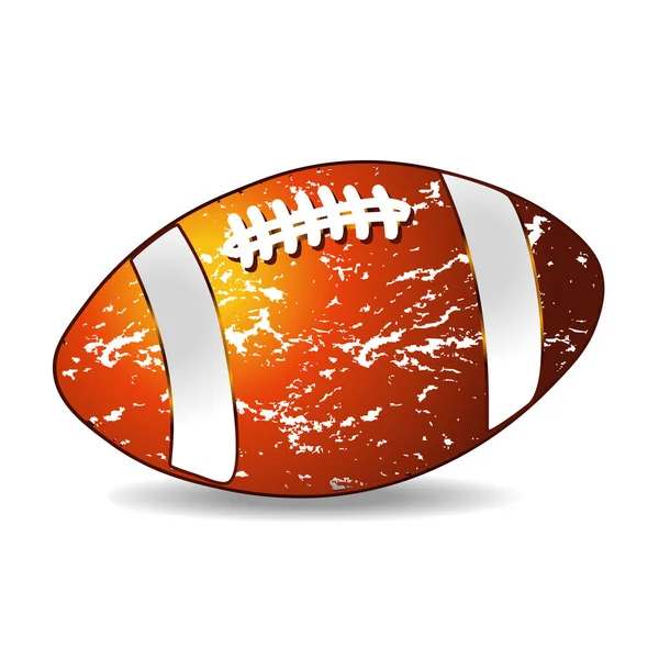 American Football Standard Ball Sports Illustration — Stock Vector