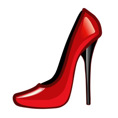 Kadın ayakkabıları vektör illüstrasyonu