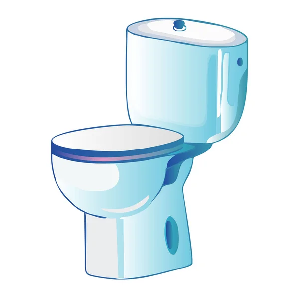 Vektorillustration Des Toilettensymbols — Stockvektor