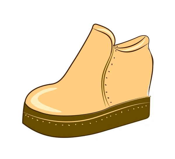 Векторная Иллюстрация Женской Обуви — стоковый вектор
