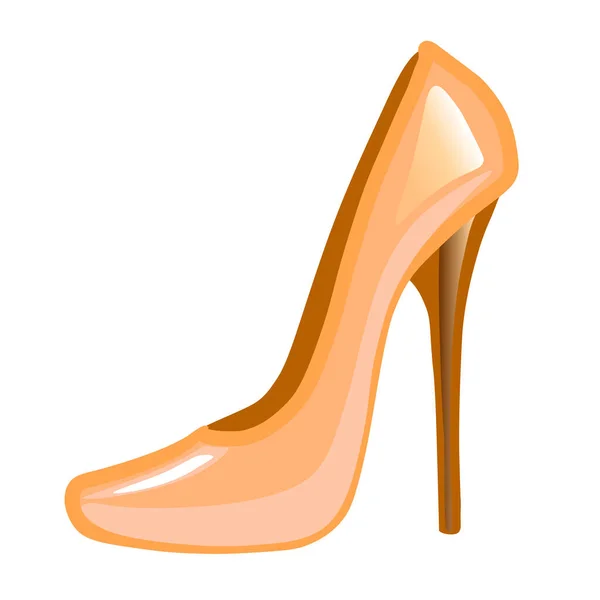 Vrouwelijke Schoenen Vector Illustratie — Stockvector