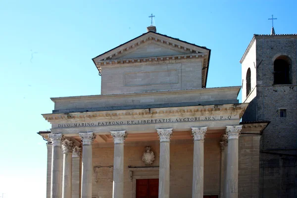 Cathedral republic of san marino — Stock Photo, Image