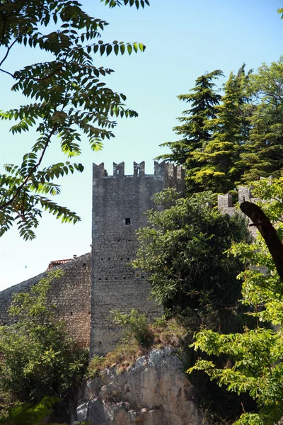 Tower of the san marino castle — Stock Photo, Image