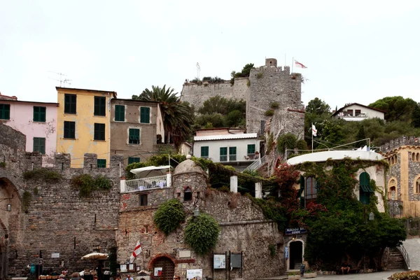 Gassen Straßen und Gebäude von Portovenere a — Stockfoto