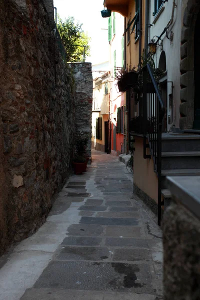 Sokakları sokak ve bina Portovenere t — Stok fotoğraf