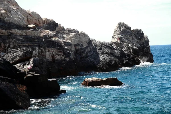 Vista de la costa alrededor de Portovenere i — Foto de Stock