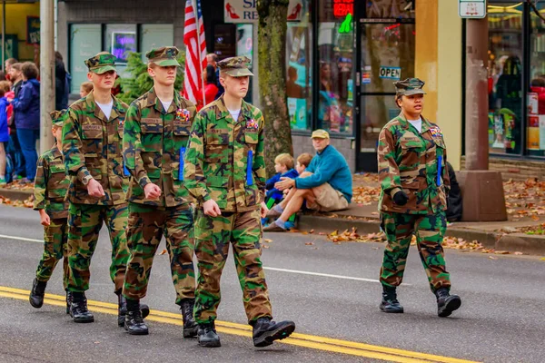 Desfile do Dia dos Veteranos 2016 — Fotografia de Stock