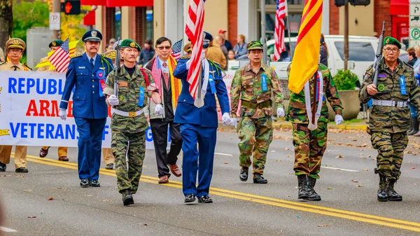 Parade zum Veteranentag 2016 — Stockfoto