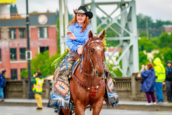 Portland Grand Floral Parade 2017 – stockfoto