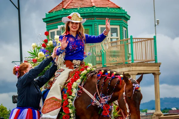 Portland Grand Floral Parade 2017 – stockfoto