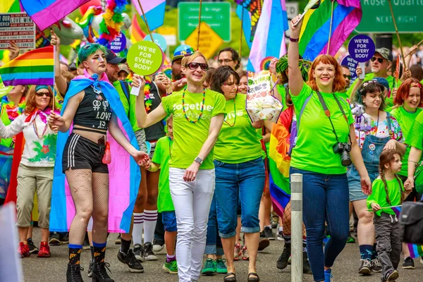 Portland Pride Parade 2017 — Stock fotografie