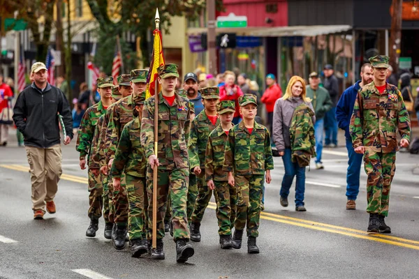 Veteranentag-Parade 2017 — Stockfoto