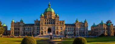 The British Columbia Parliament Buildings are located in Victoria, British Columbia, Canada, and are home to the Legislative Assembly of British Columbia clipart