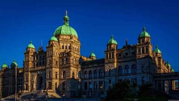 The British Columbia Parliament Buildings are located in Victoria, British Columbia, Canada, and are home to the Legislative Assembly of British Columbia