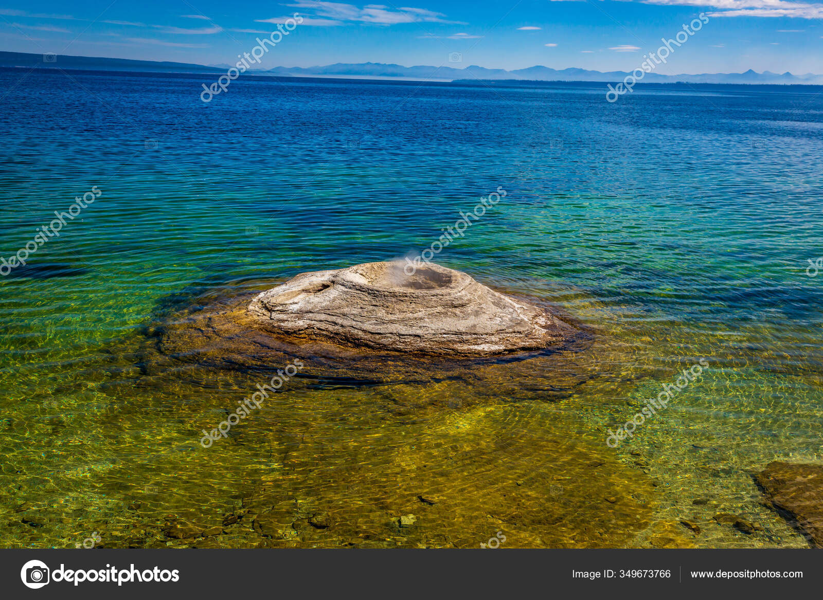 Fishing Cone Geyser West Thumb Geyser Basin Yellowstone National Park Stock  Photo by ©pngstudio 349673766