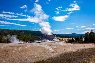 Castle Geyser, Yellowstone Ulusal Parkı 'nın Yukarı Gayzer Havzası' ndaki bir koni gayzeridir.