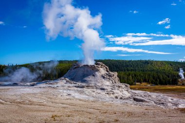 Castle Geyser, Yellowstone Ulusal Parkı 'nın Yukarı Gayzer Havzası' ndaki bir koni gayzeridir.