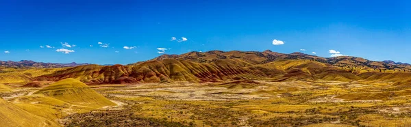 Painted Hills National Monument Mitchell Oregon Bunte Schichten Zeigen Geologische — Stockfoto