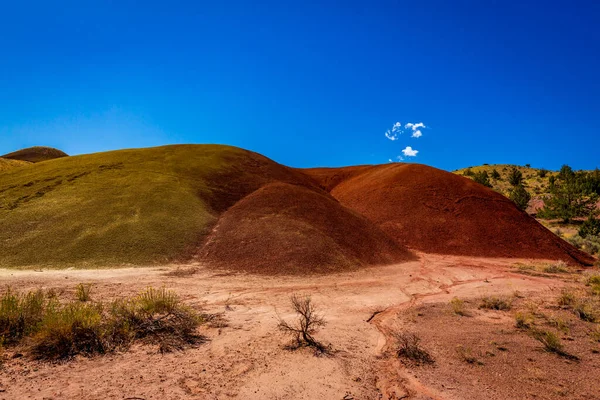Painted Hills National Monument Mitchell Oregon Colorful Layers Show Geological — Stock Photo, Image