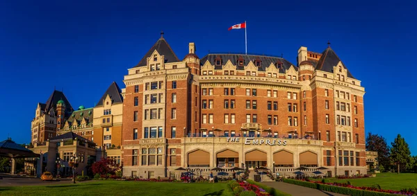 Виктория Британская Колумбия Канада Июля 2018 Года Fairmont Empress Является — стоковое фото