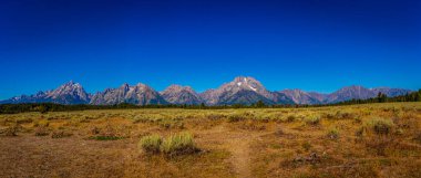 Teton Range viewed from Mt Moran Turnout, in Grand Teton National Park