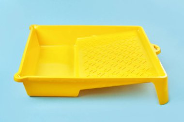 Fırçalar için plastik sarı banyo ve boya ve onarım için silindir.