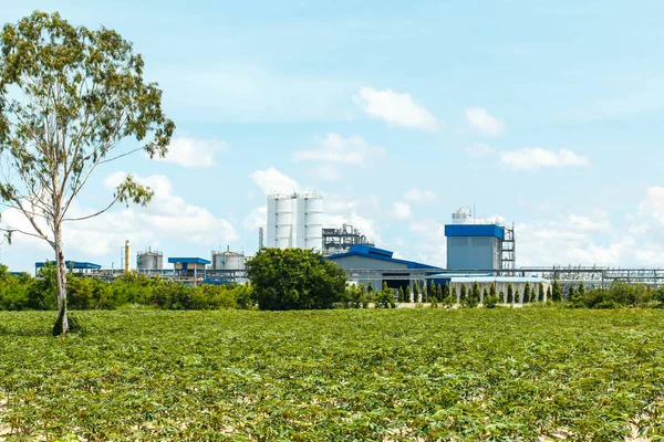 Kőolaj-finomító ipar, Rayong, Thaiföld. — Stock Fotó