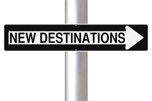 Un camino hacia nuevos destinos — Foto de Stock