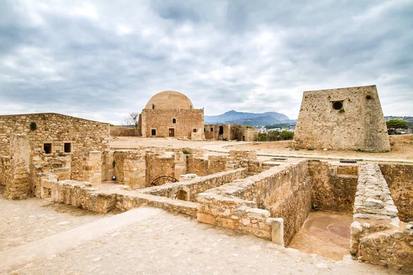 Řecko, Kréta, Rethimno, hrad Fortezza — Stock fotografie