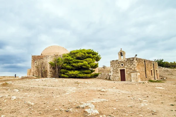 Greece, Crete, Rethimno, Fortezza Castle Stock Photo
