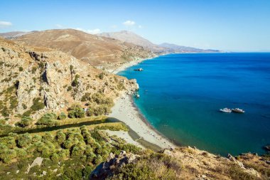 Yunanistan, Girit, Preveli beach