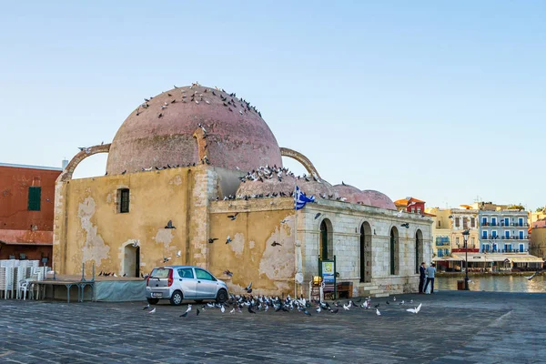 Görögország, Kréta Chania, a janicsárok mecset — Stock Fotó