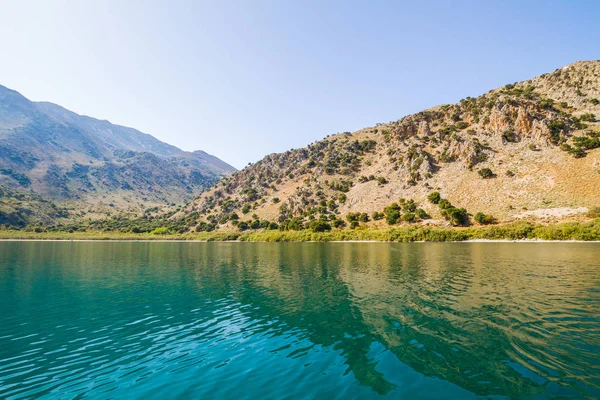 Greece, Crete, Kourna Lake — Stock Photo, Image