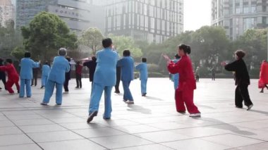 Çin, Şangay, Tai Chi Sınıfları