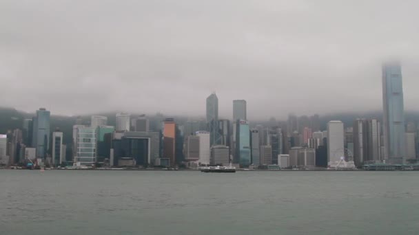 Hong Kong. Victoria Harbour. — Stock Video