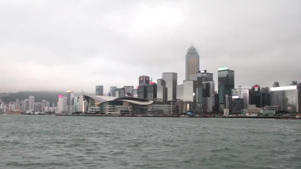 Hong Kong. Victoria Limanı — Stok video